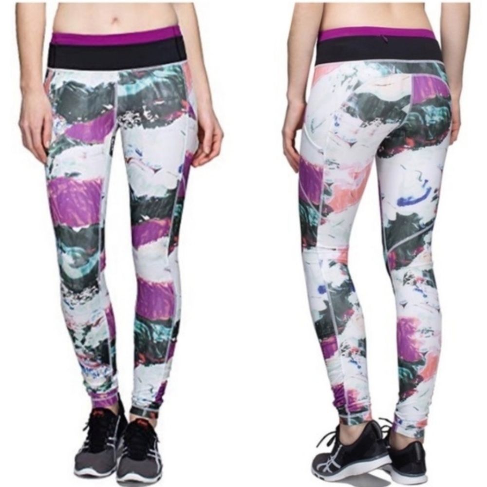 lululemon athletica Multicolor Patterned Leggings